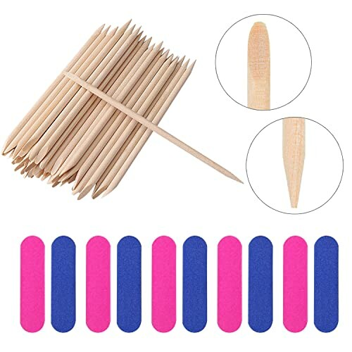 100 Pcs Nail Art Pedicure Tools